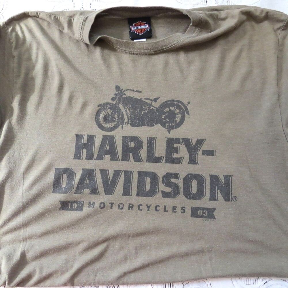 Harley-Davidson Men's/Unisex  Diamondback Oklahoma T shirt  Large   EUC